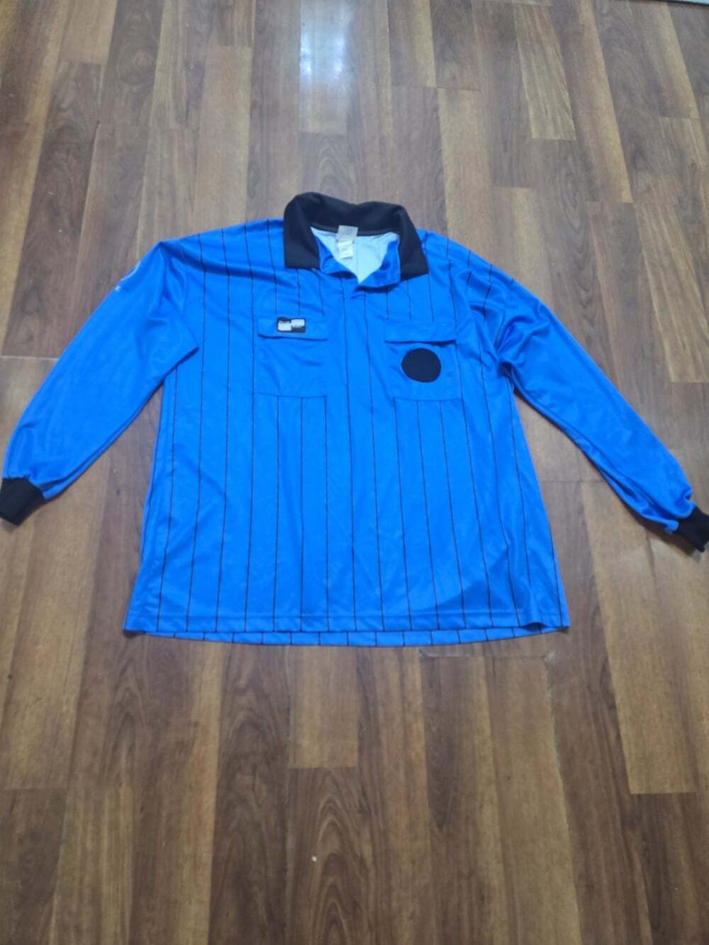 Official Sports U.S Soccer Federation Referee Program Blue Shirt XXL Long Sleeve